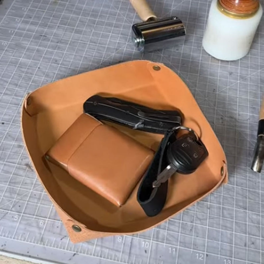 Leather Valet Tray