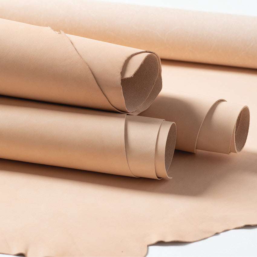 CHAHINLEATHER® Veg Tanned Natural Strap Leather, Sides