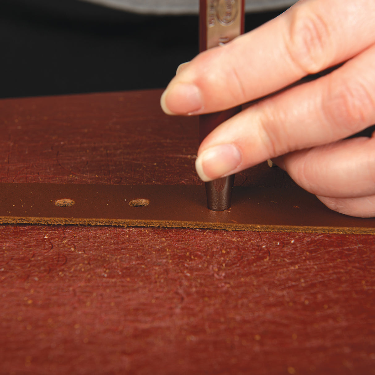 Master Tool Oval Leather Hole Punch