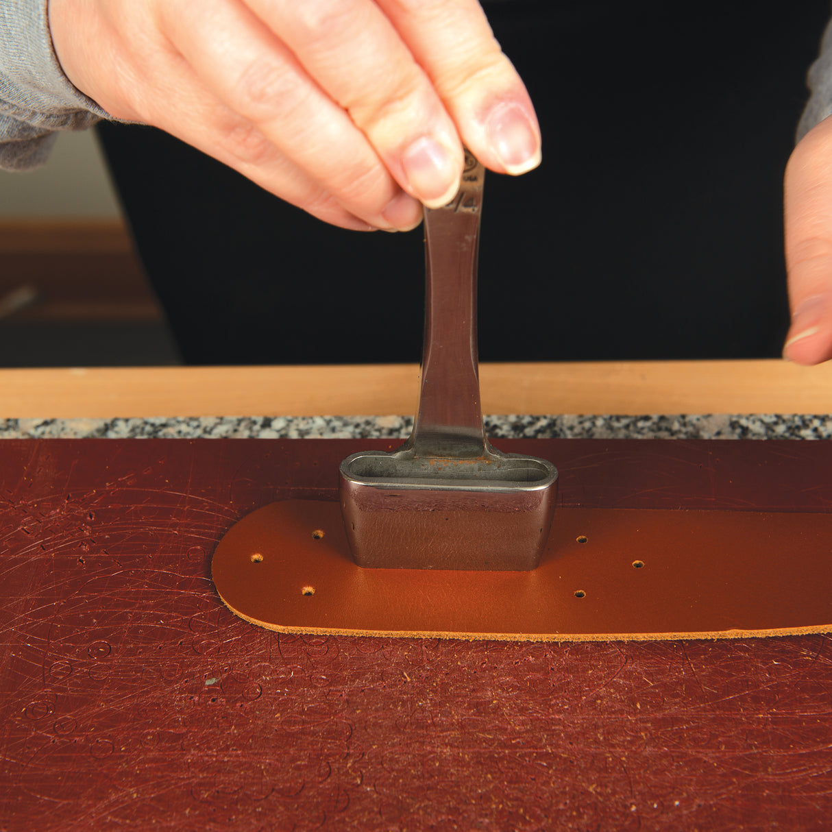 Master Tool Oblong Leather Punch