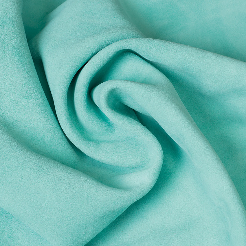 Suede Sample, Aqua