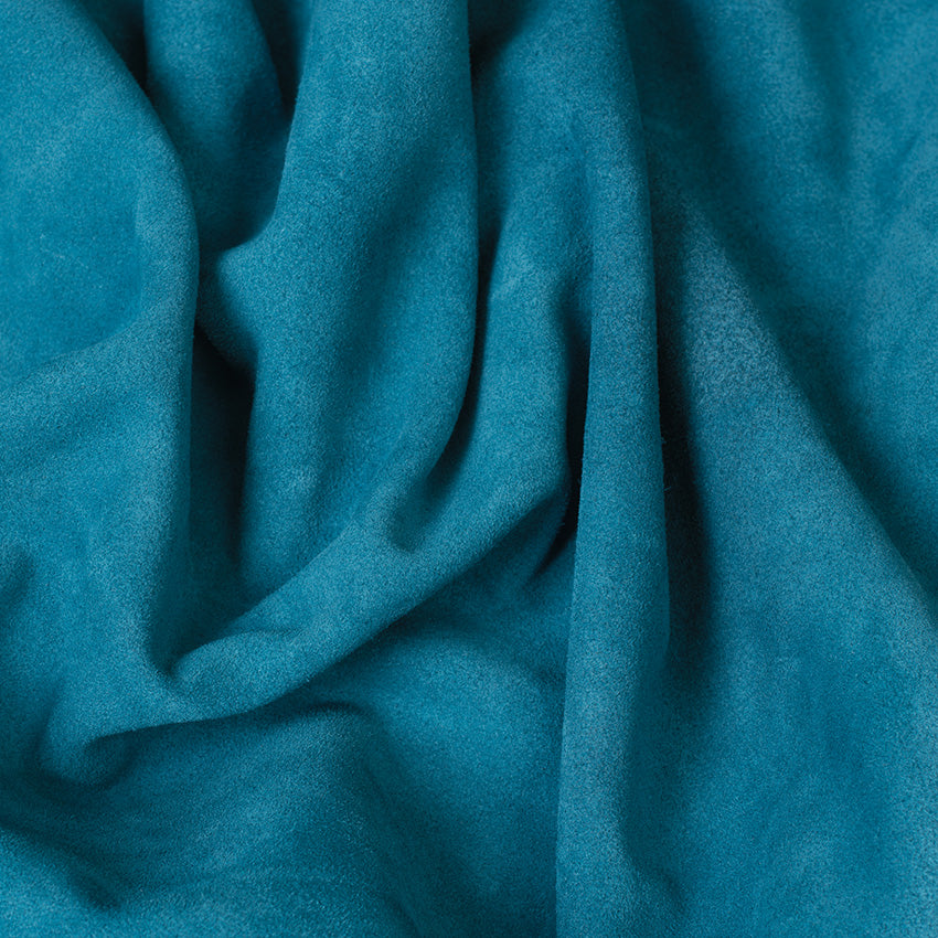 Suede Sample, Blue Gray
