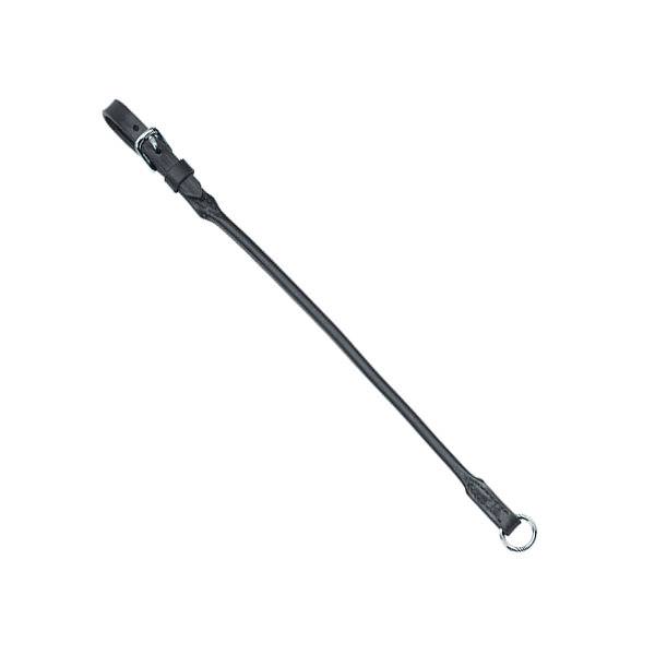 Rein Round Black, 5/8"