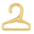#468 Lash Cinch Hook Solid Brass, 3"
