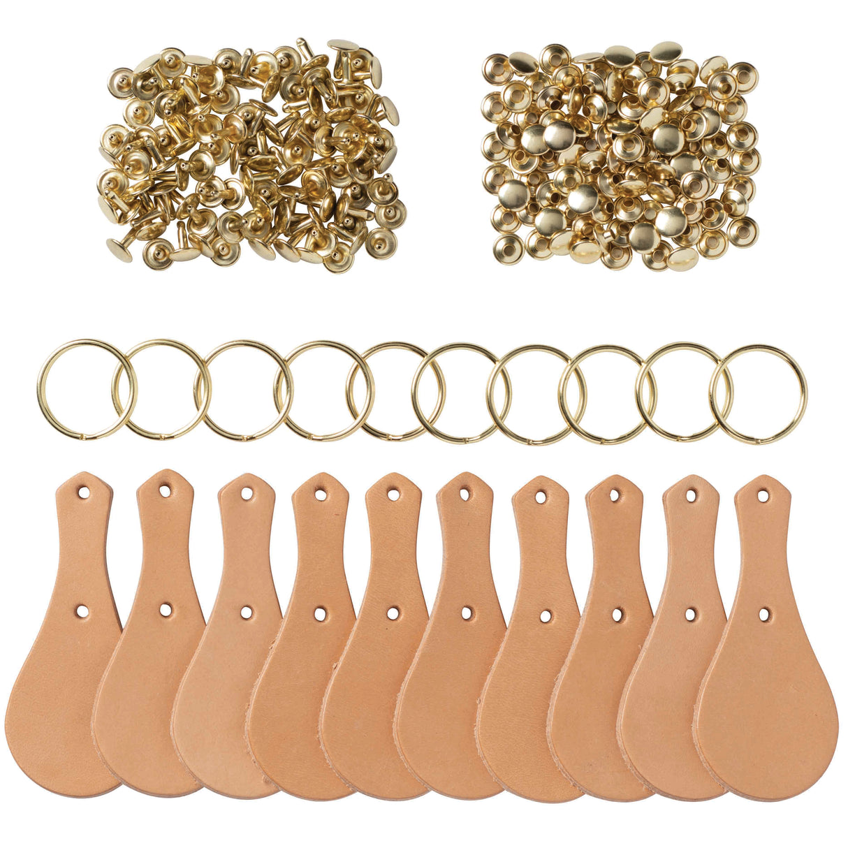 Round Key Fob Kit, 10 Pack