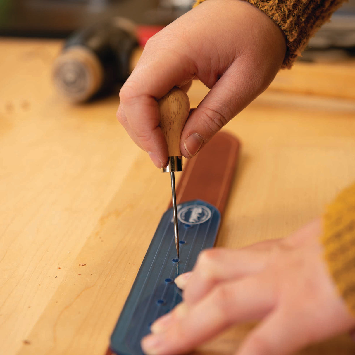 Belt End Template Set by Maker's Leather Supply
