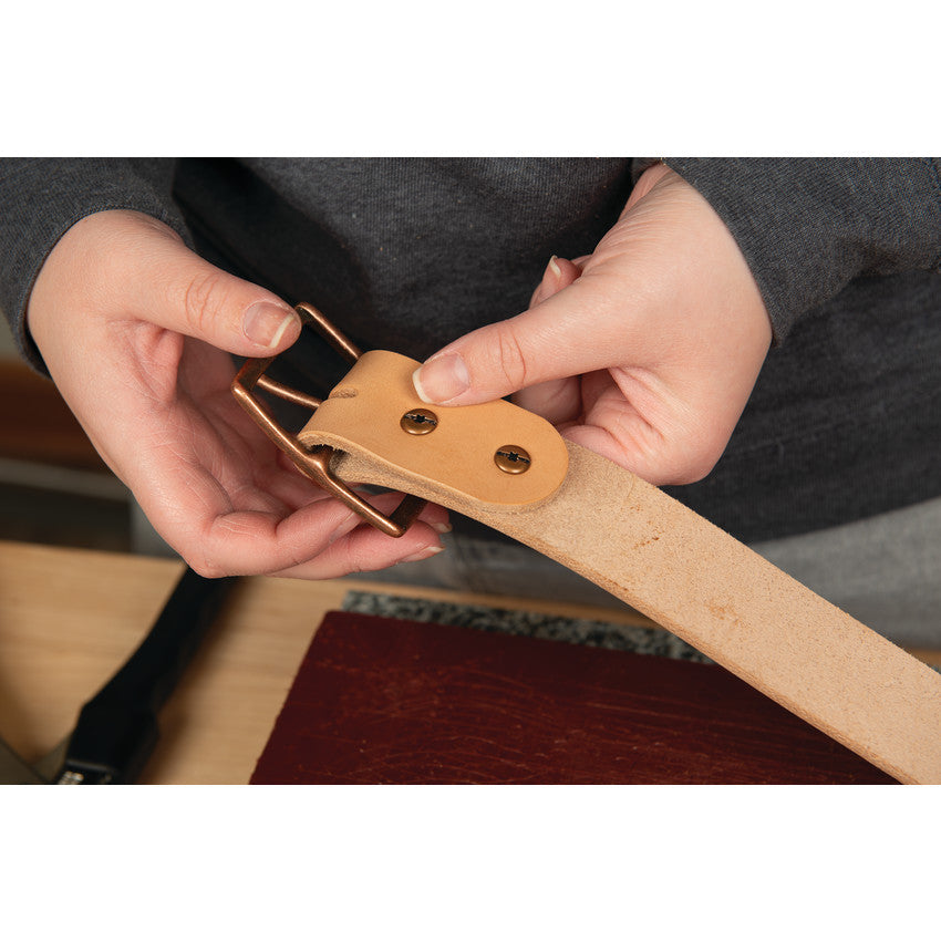 Hermann Oak® Natural Strap Belt Blank, 9/10 oz., 60"-65"