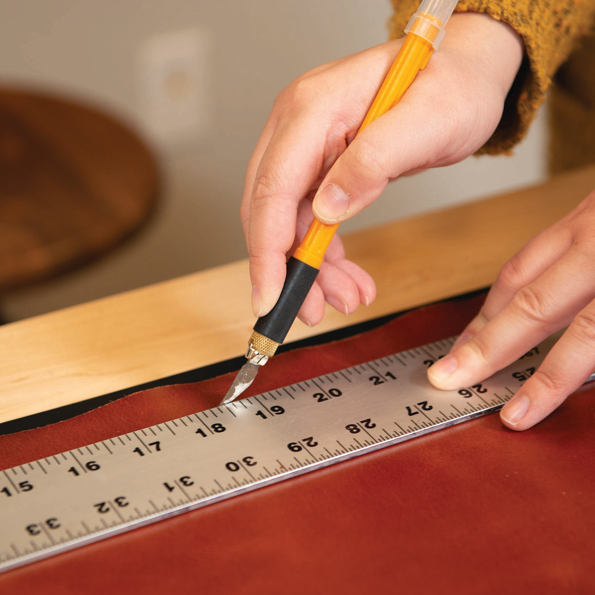 Working with Solstice Pull-Up Leather