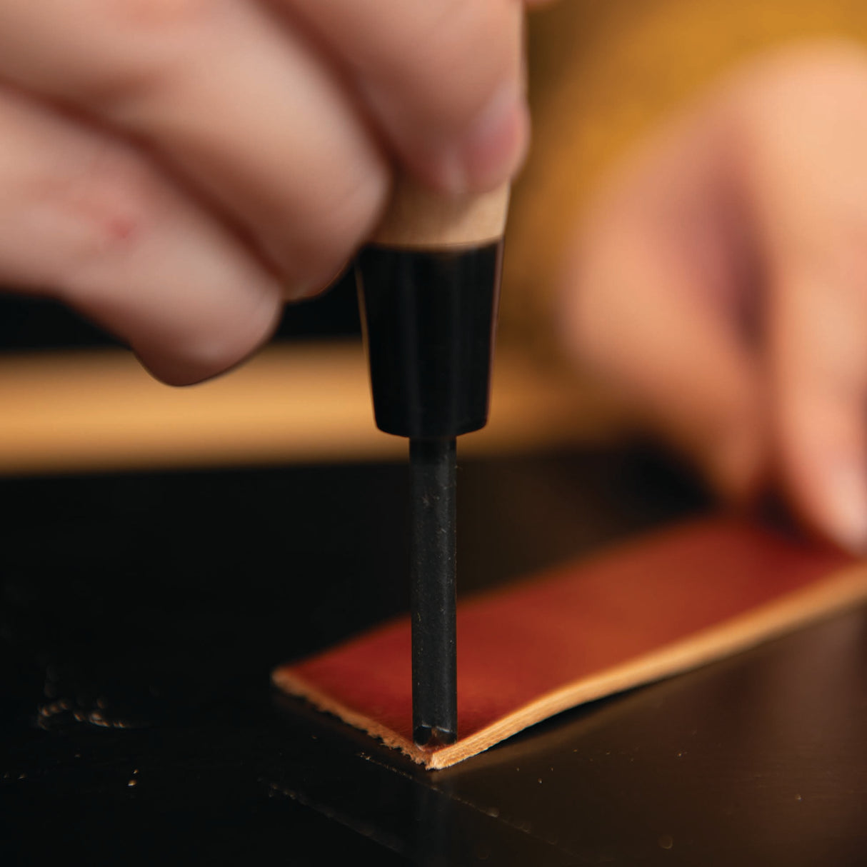 Working with Solstice Pull-Up Leather Hide