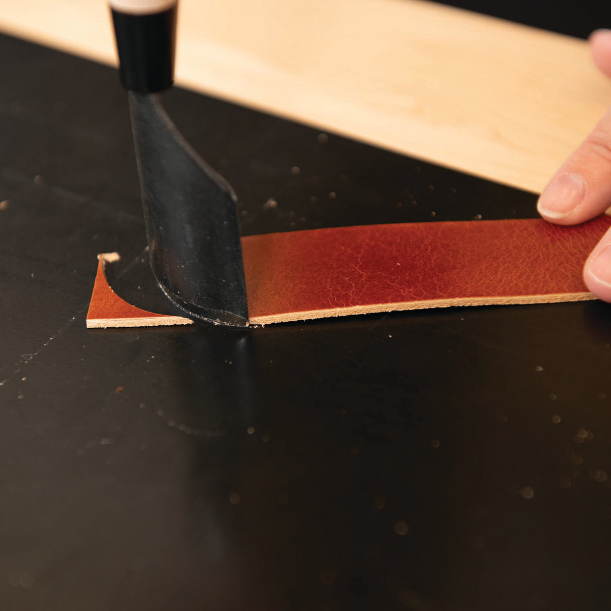 Working with Solstice Pull-Up Leather Hide