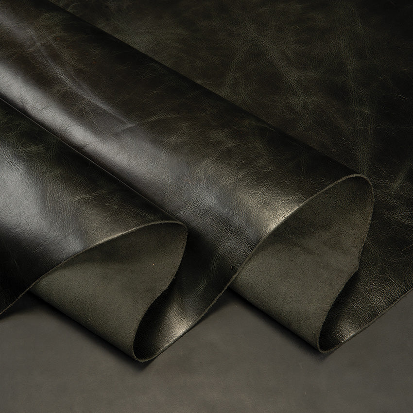 Sample, Western Crunch Water Buffalo Leather, 4-5 oz.