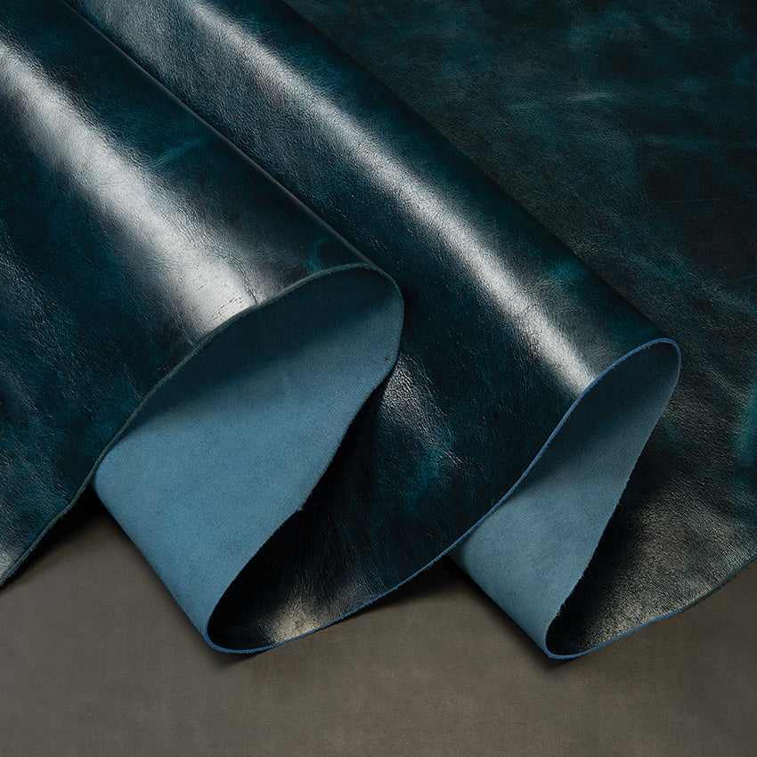 Sample, Western Crunch Water Buffalo Leather, 4-5 oz.