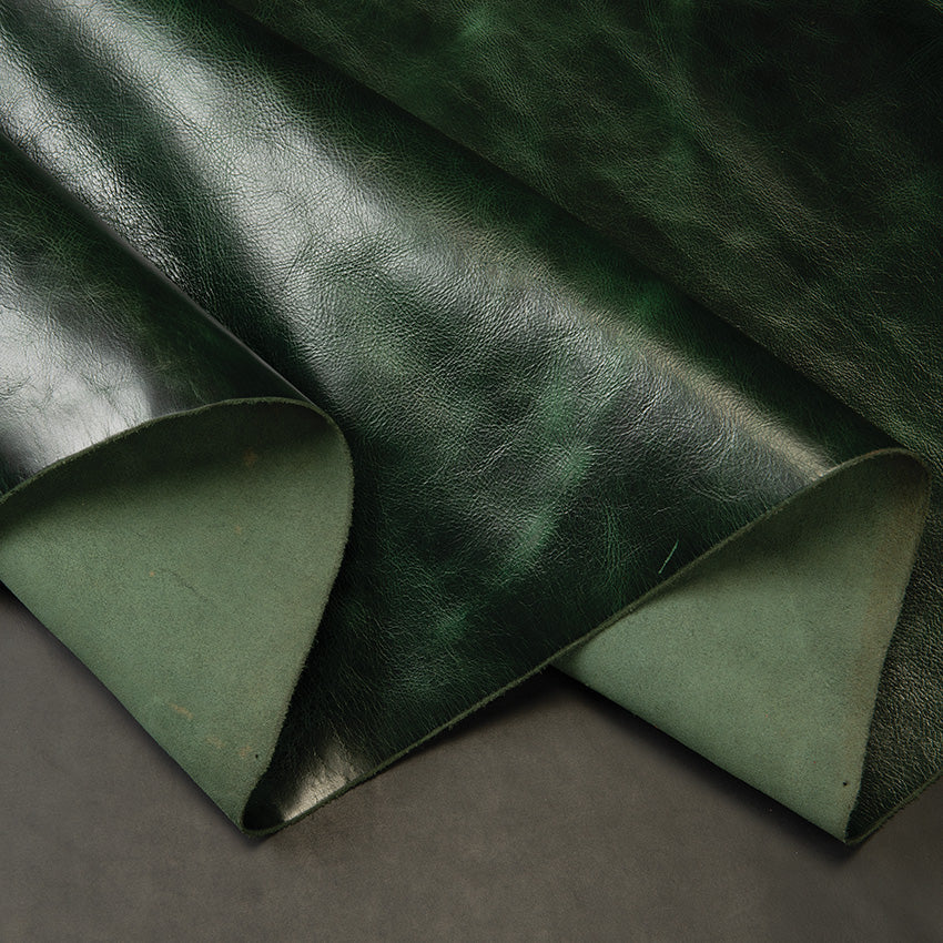 Sample, Western Crunch Water Buffalo Leather, 4-5 oz.