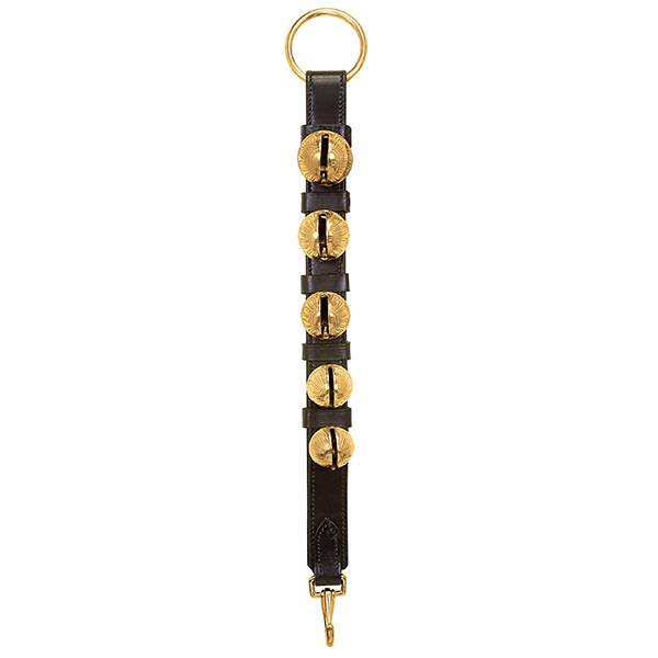 120 Sleigh Bell Strap Solid Brass, 1-1/2" W x 24" L
