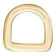 Saddle Dee Solid Brass, 1-1/2"