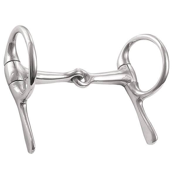 Snaffle Half Cheek Driving Bit, NP/MI, 4-1/2"