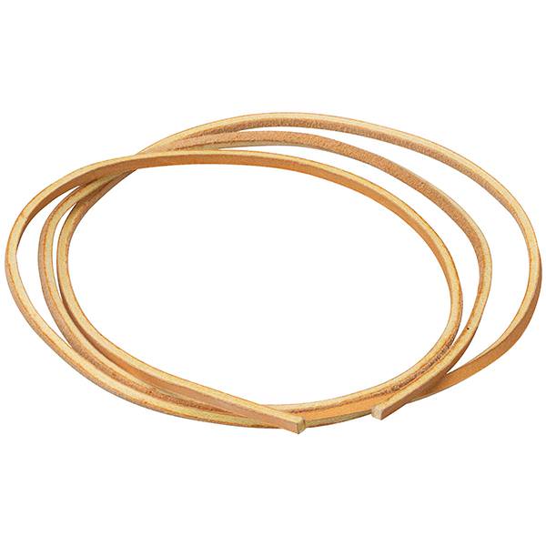 Alum Tanned Leather Lace, Chestnut, 1/8" x 40"