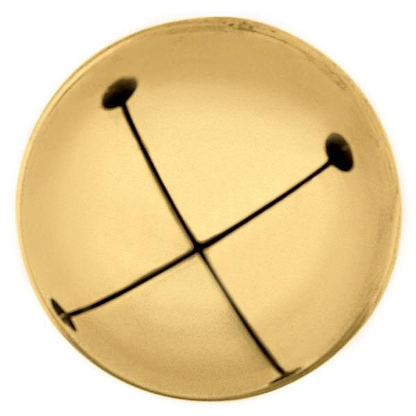00119 Sleigh Bell, Solid Brass