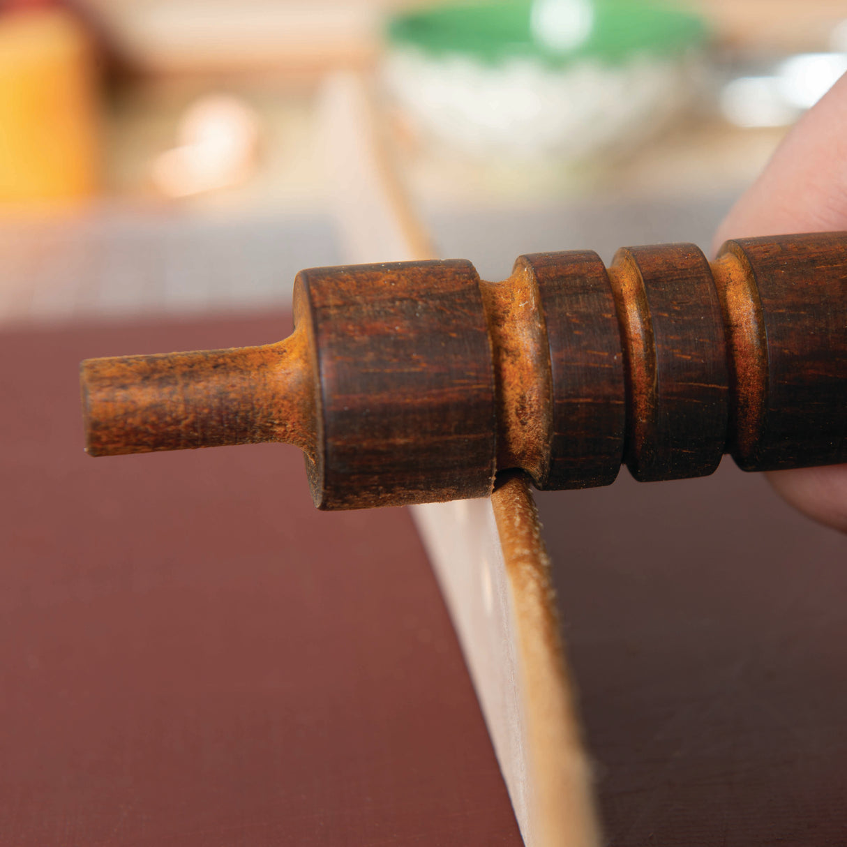 Exotic Wood Leather Slicker