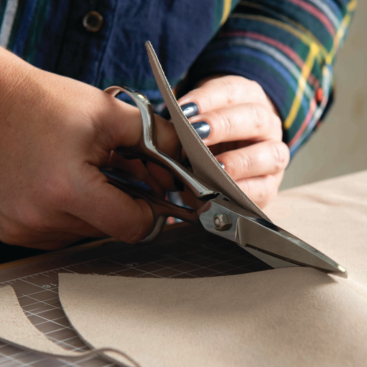 Leather Cutting Scissors, 8"