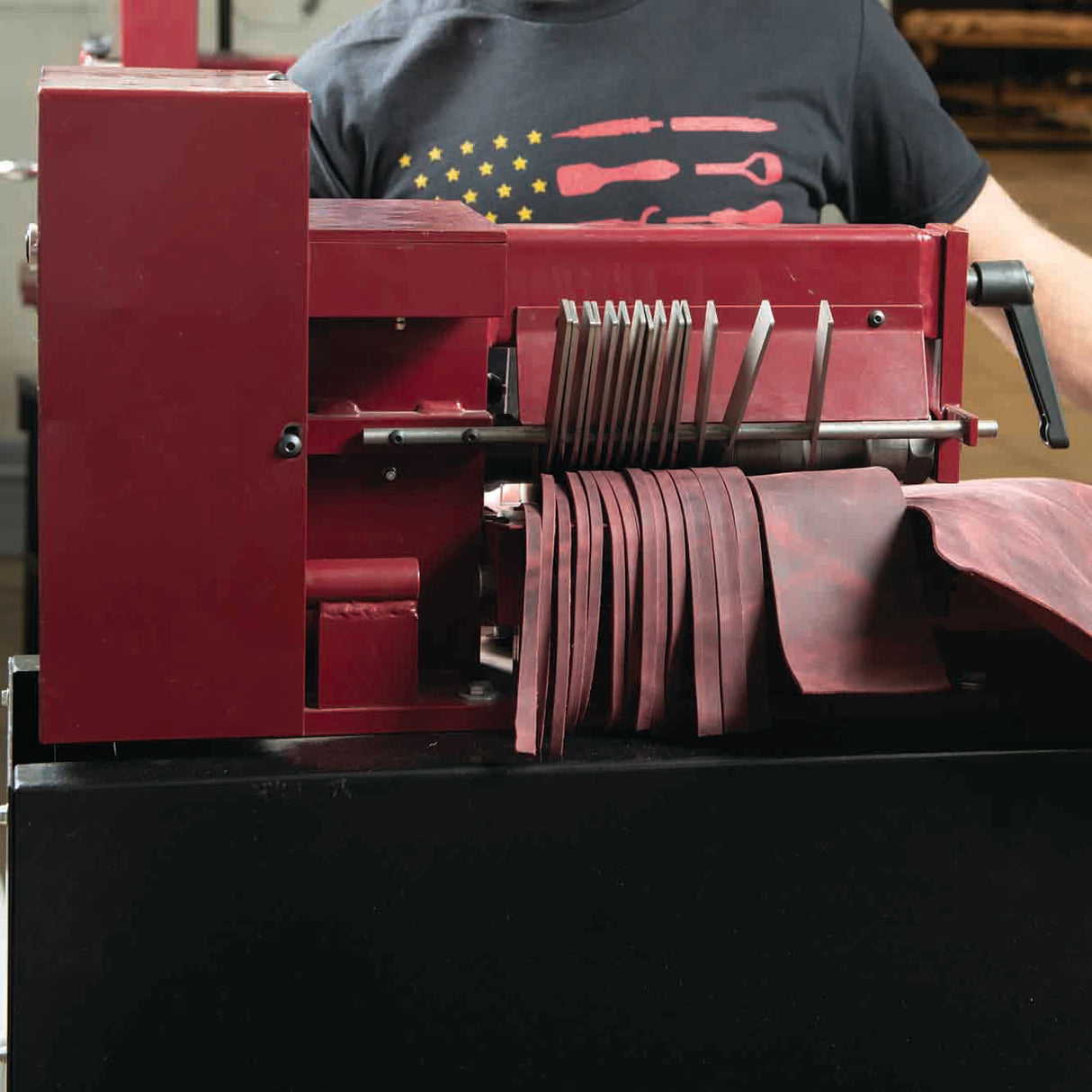 Master Tool Motorized Leather Strap Cutter