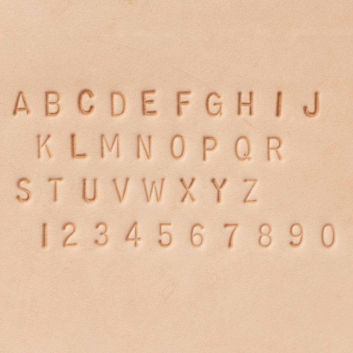 Alphabet/Number Set, 1/4"