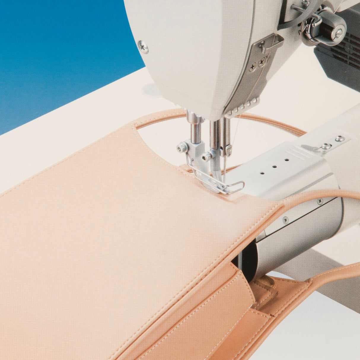 Adler 869 Cylinder Arm Leather Sewing Machine, Complete with Stand