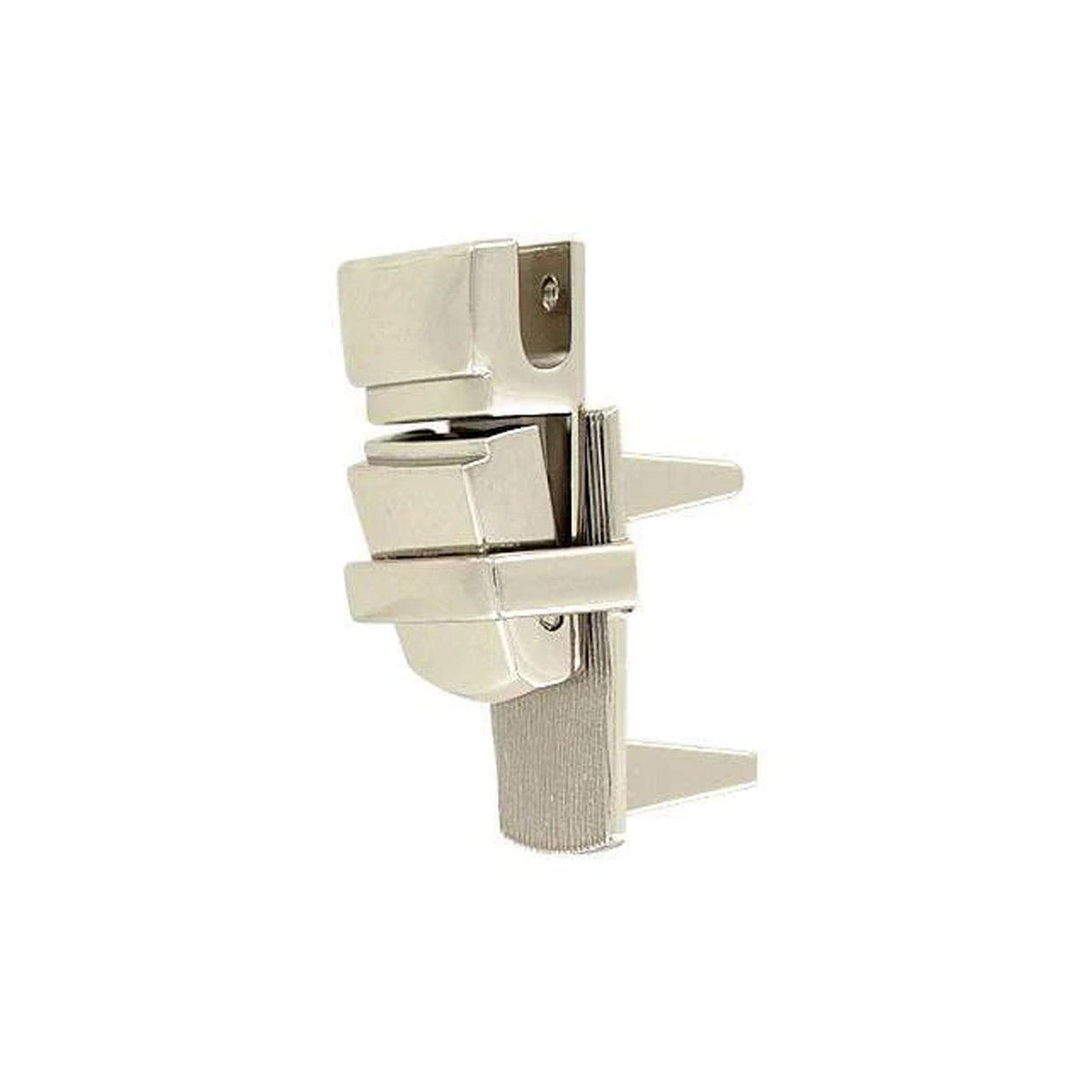 1" Shiny Nickel, Tuck Catch, Zinc Alloy