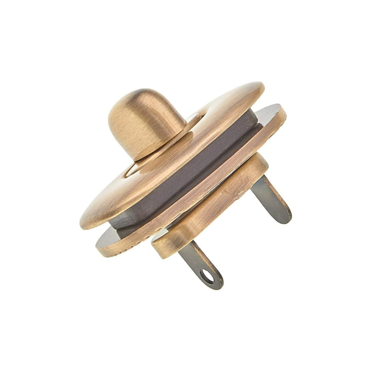 1 1/4" Antique Brass, Turn Lock, Zinc Alloy