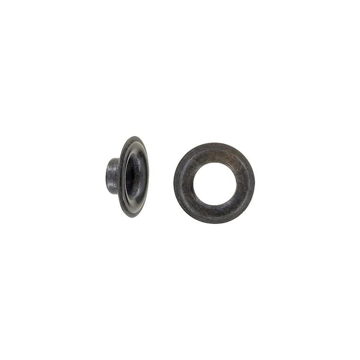 #1 Grommet With Washer Solid Brass Black - 12pk
