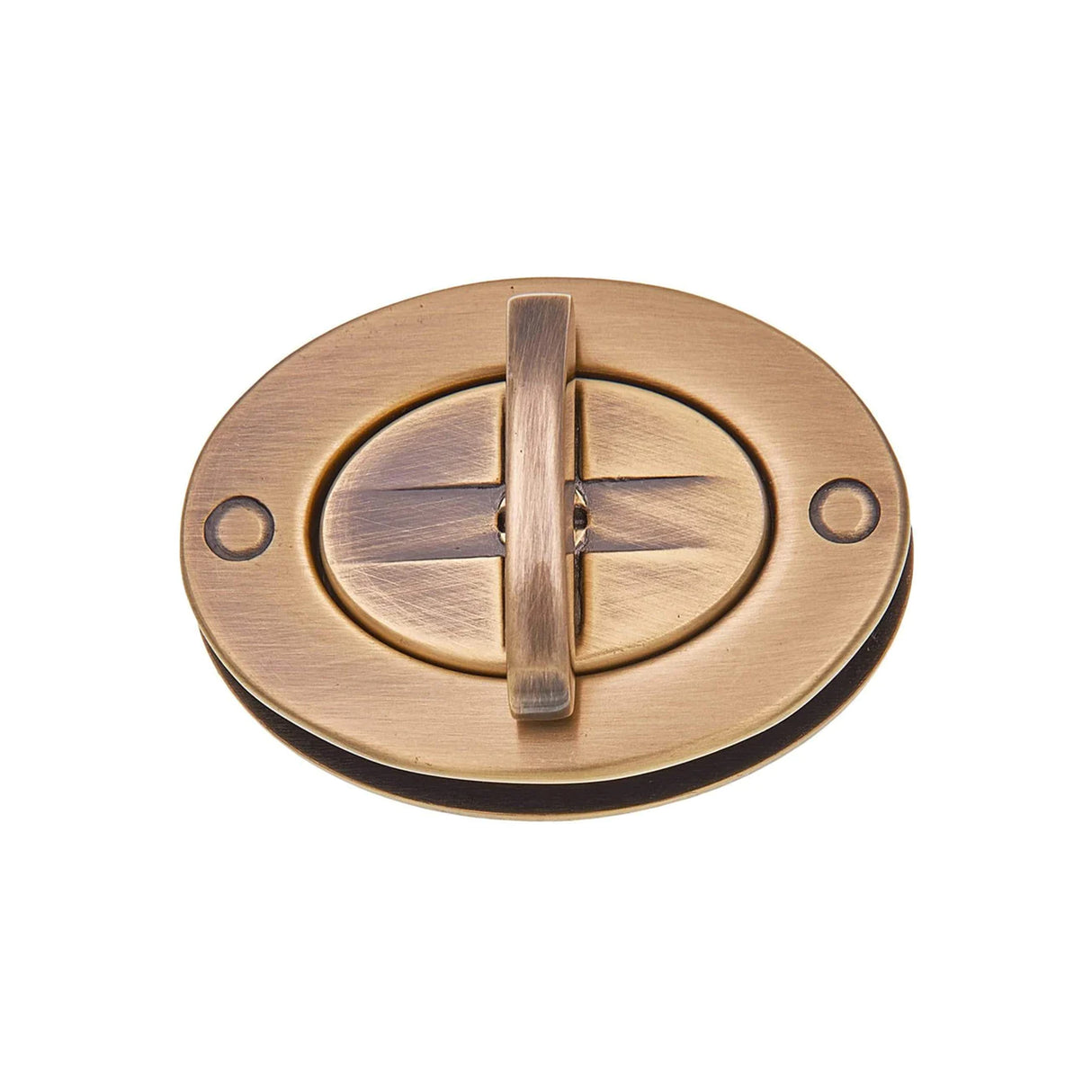 1 3/4" Antique Brass, Turn Lock, Zinc Alloy