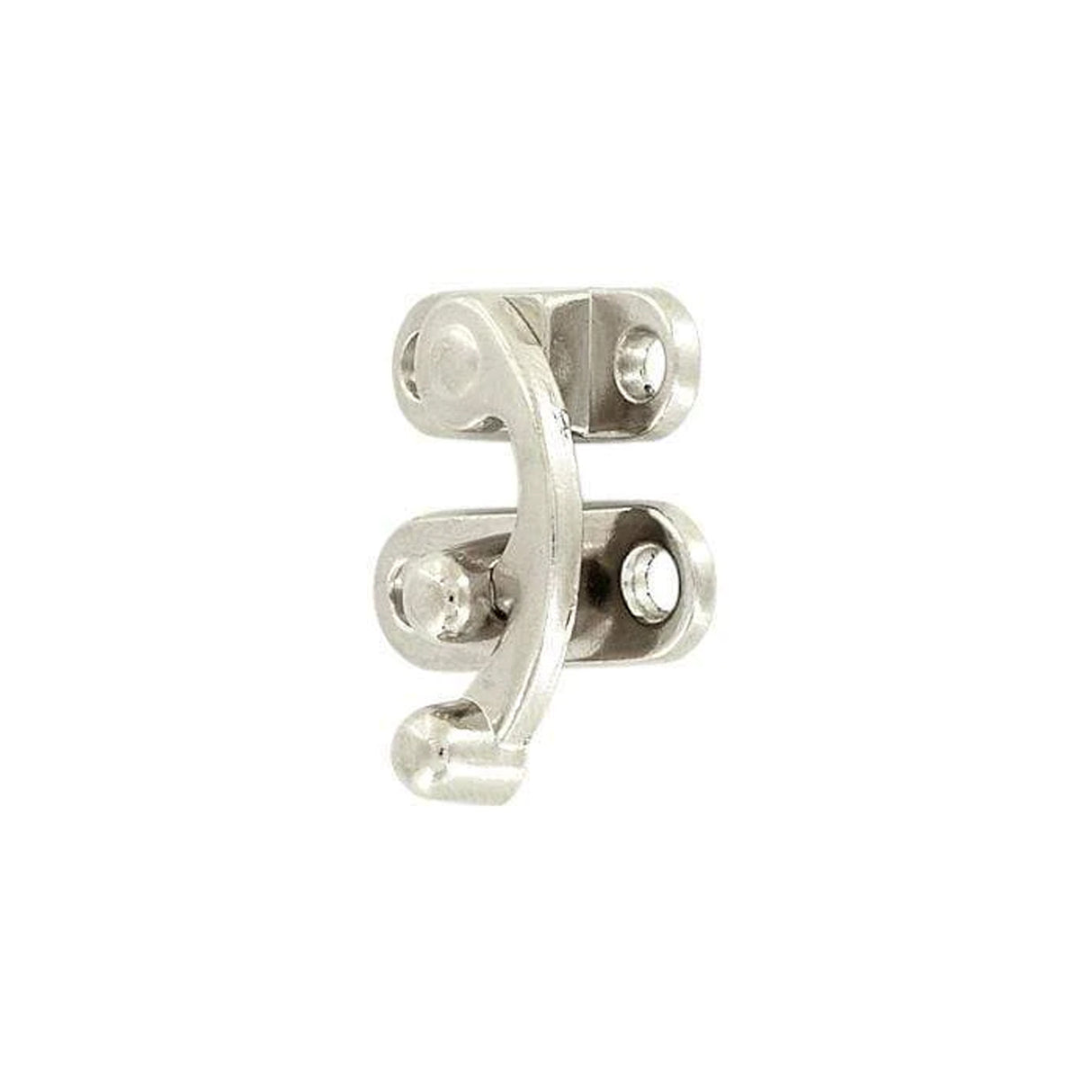 1 1/4" Nickel, Swing Lock Clasp, Zinc Alloy