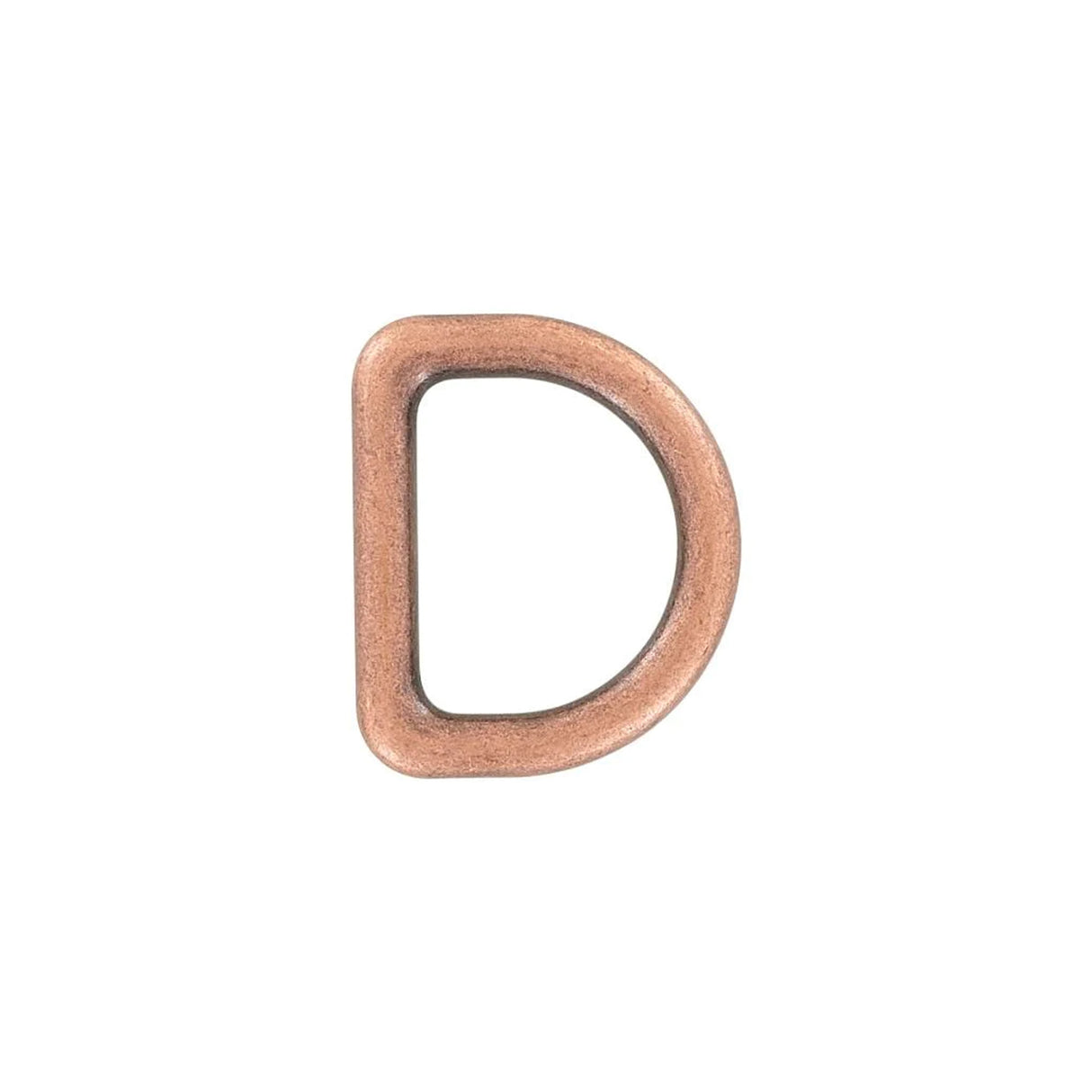 1" Antique Copper, Cast D-Ring, Zinc Alloy