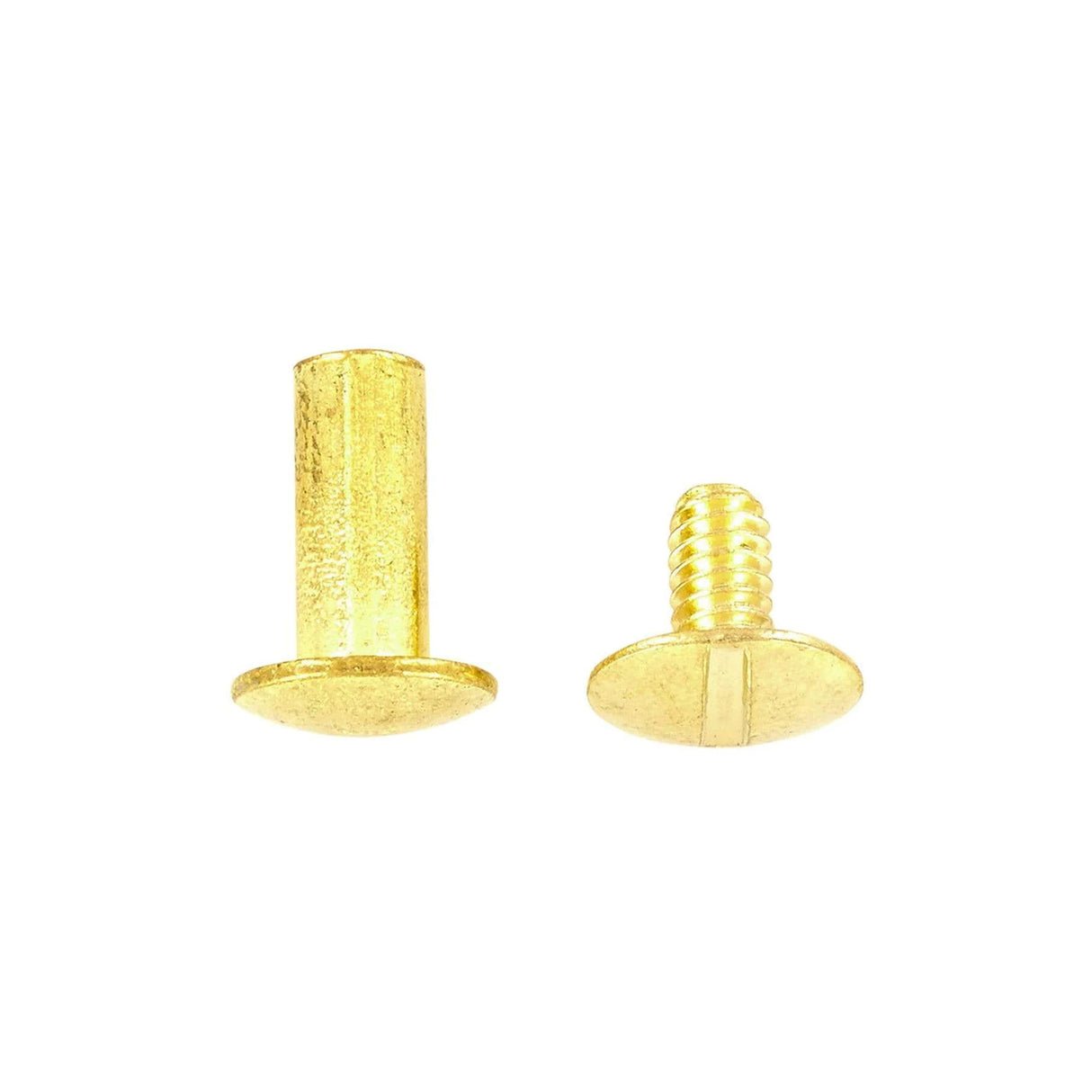 1/2" Brass, Chicago Screw, Solid Brass PK10