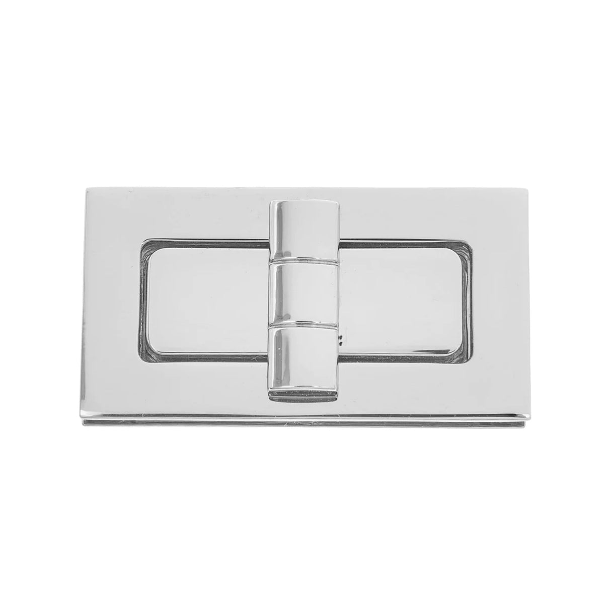 1 7/8" Shiny Nickel, Turn Lock, Zinc Alloy