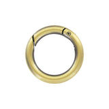 1" Antique Brass, Spring Gate Round Ring, Zinc Alloy, #P-2514-ANTB
