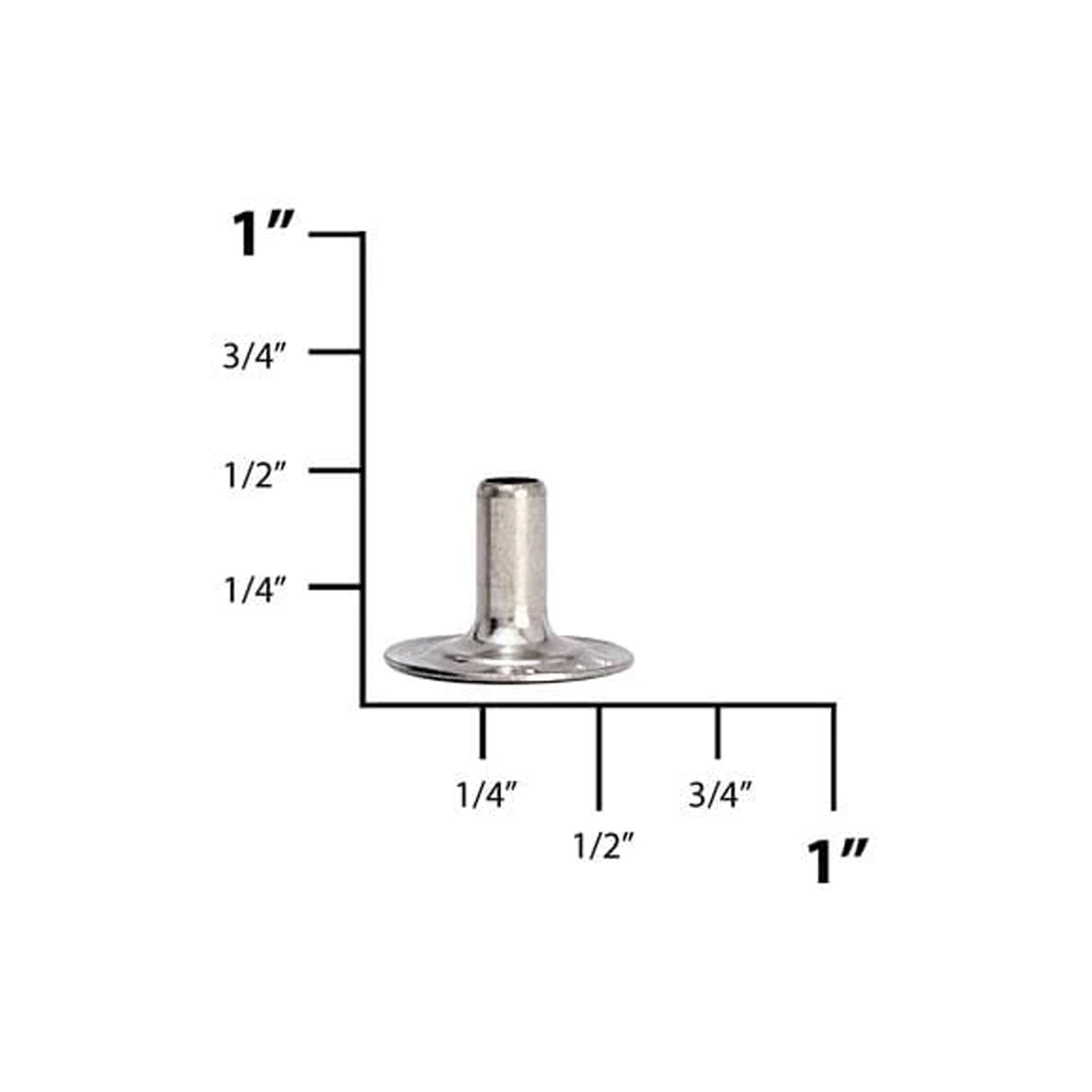 DOT® Durable™ Line 24 Antique Nickel Long Barrel Post, Solid Brass