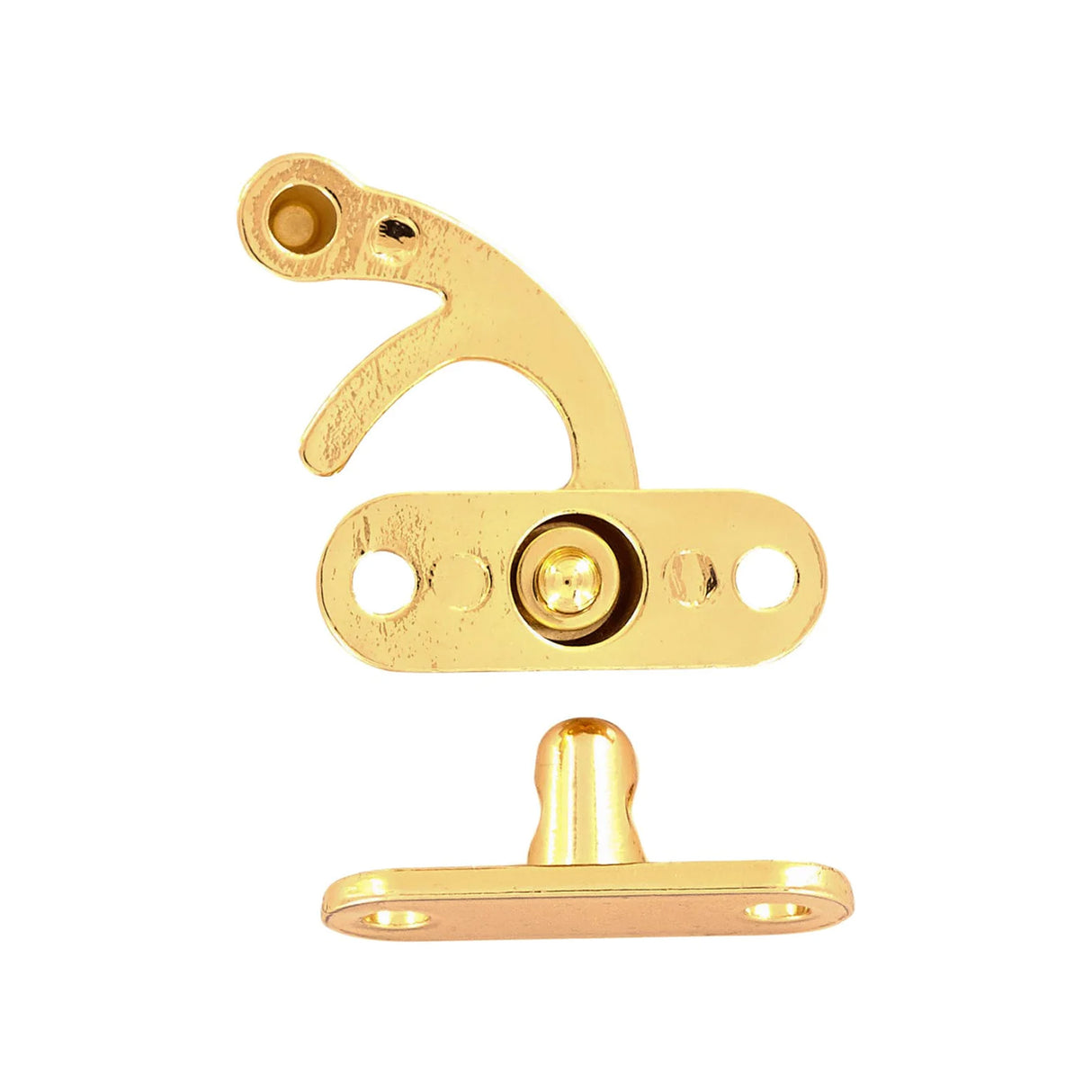 1 1/4" Gold, Swing Lock Clasp, Zinc Alloy