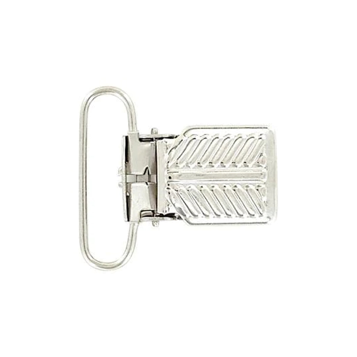 1" Nickel, Suspender Clip, Steel