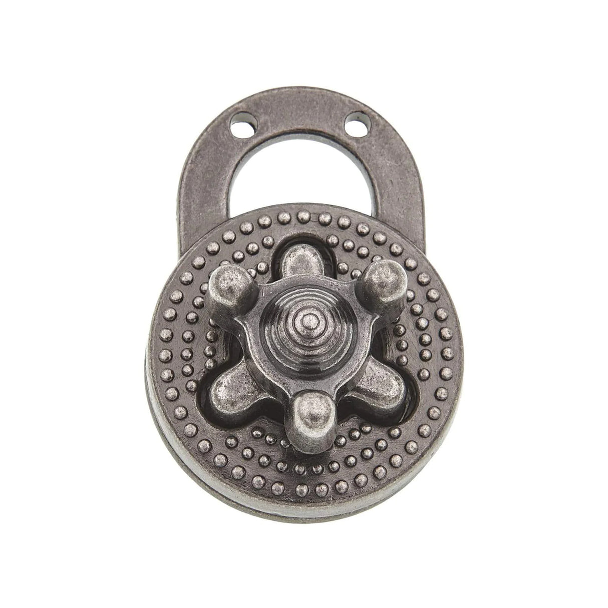1 1/8"Antique Nickel, Turn Lock, Zinc Alloy