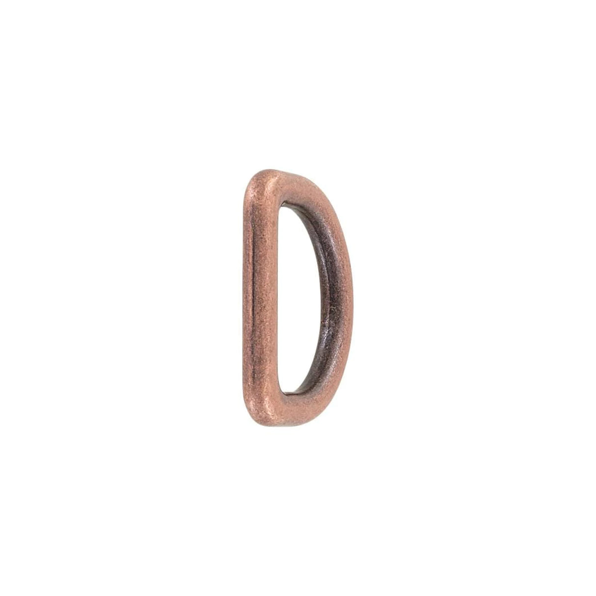 1" Antique Copper, Cast D-Ring, Zinc Alloy