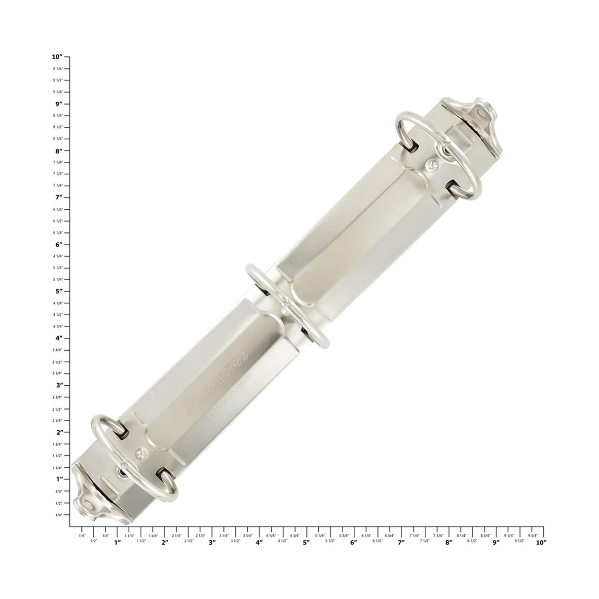 2" Nickel, 3-Ring Binder, Steel