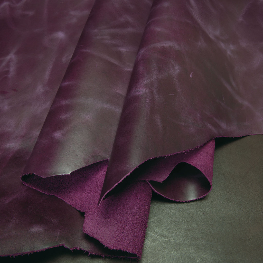 Sample, Redrock Waxy Pull-Up Leather, 3-4 oz.