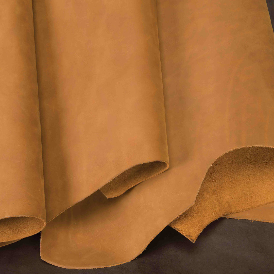 Pioneer Chrome Oil Tanned Top Grain Leather Side, 6-7 oz