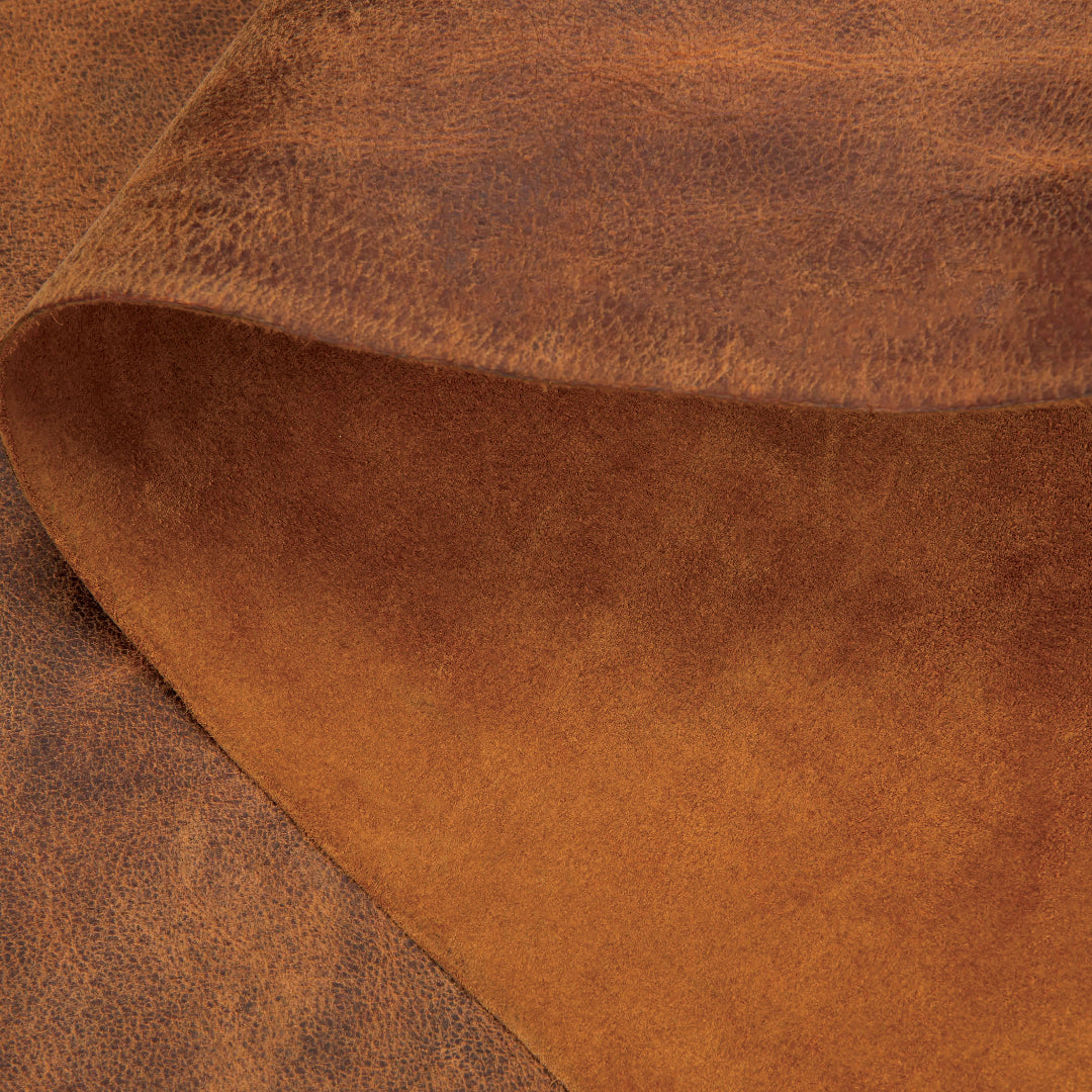 Water Buffalo Leather, Crazy Horse, Side