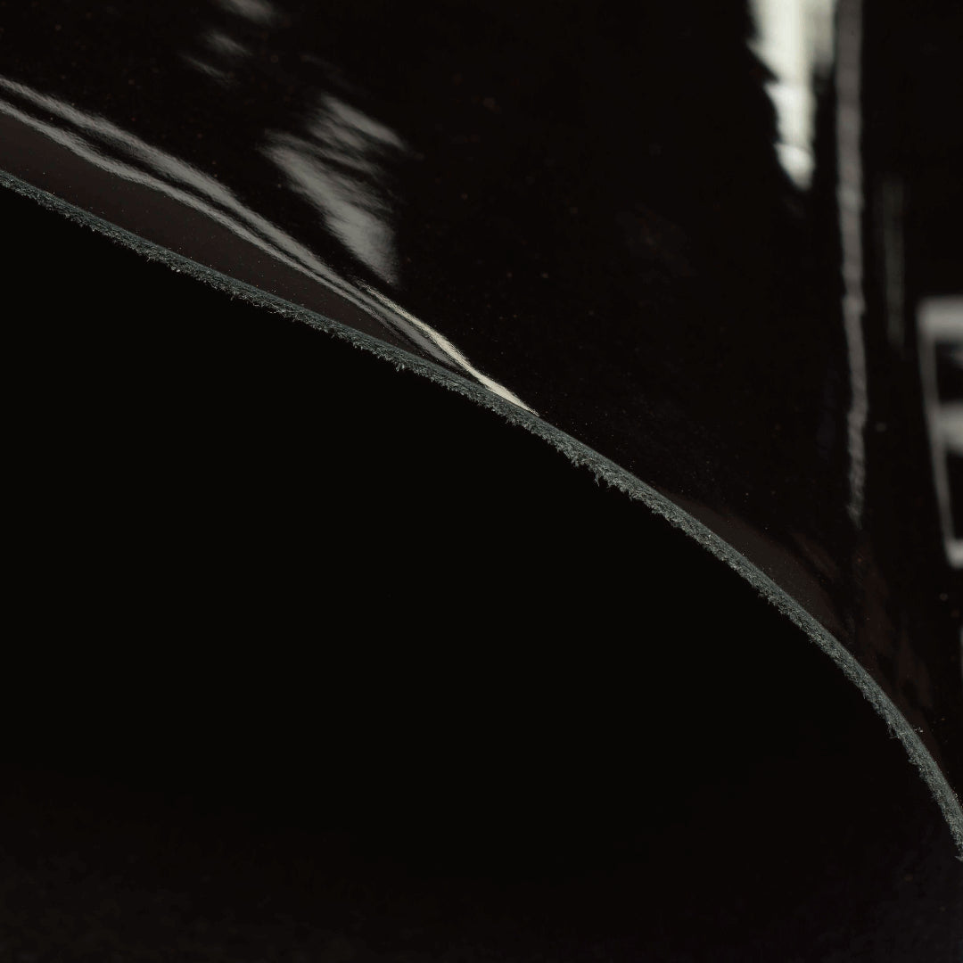 Black Patent Leather, 8/9 oz.