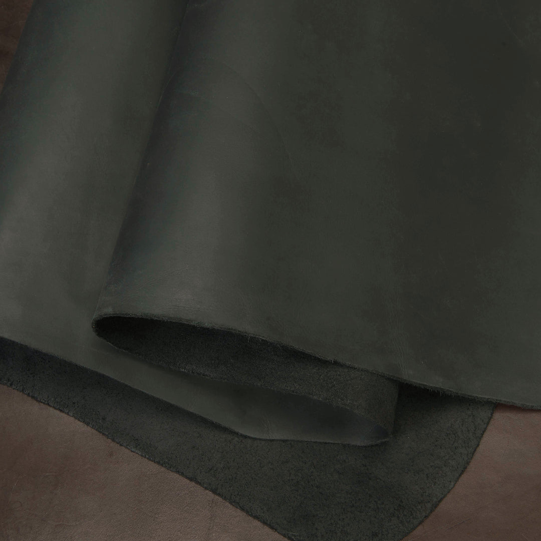 Sample, Matte Chrome Tanned Water Buffalo Leather, 5-6 oz.