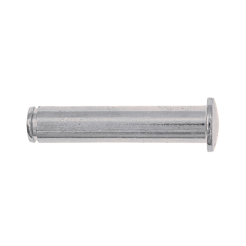 1 7/16", Silver, Wheel Axle and Clip, Zinc Alloy