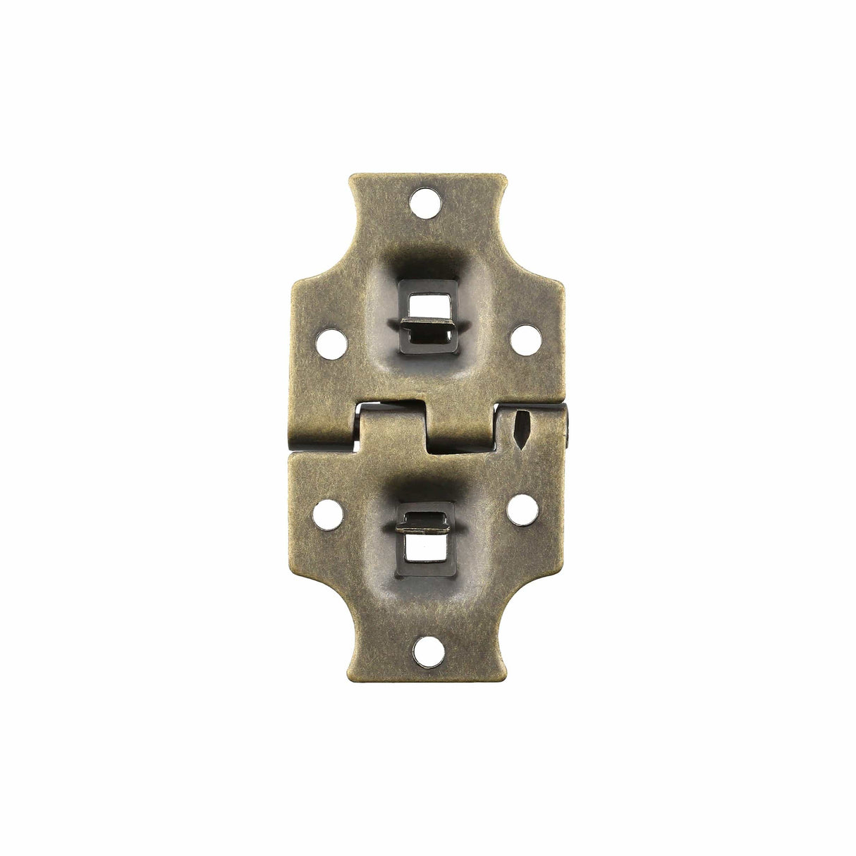 Ohio Travel Bag 1 1/2" Antique Brass, Stop Hinge Plate, Steel, #D-61-ANTB D-61-ANTB