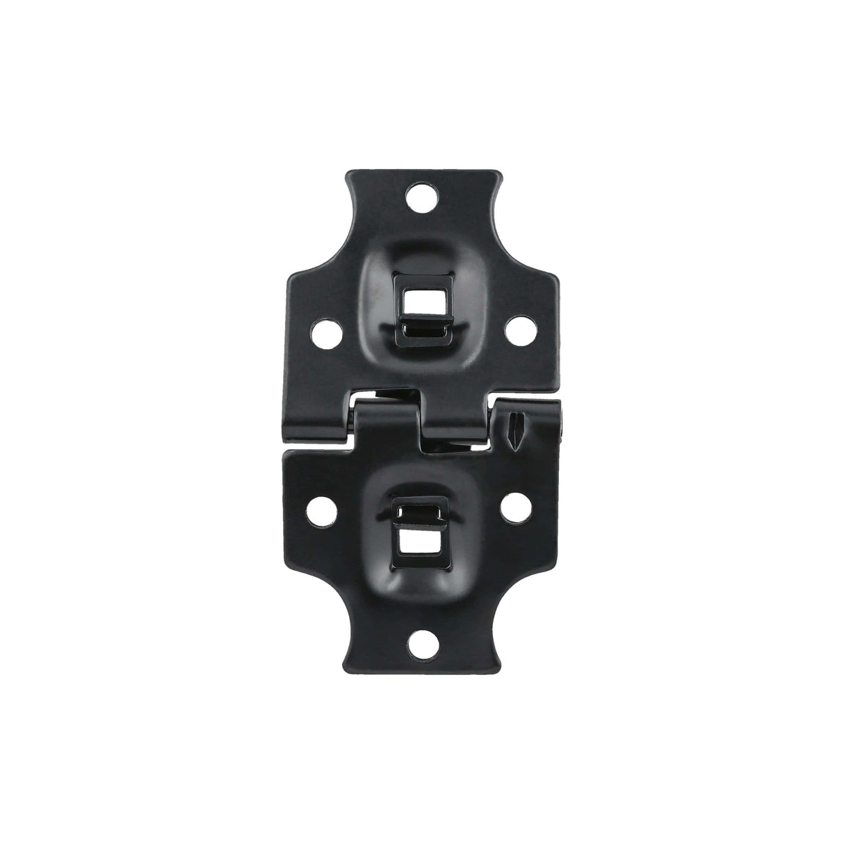 Ohio Travel Bag 1 1/2" Black, Stop Hinge Plate, Steel, #D-61-BLK D-61-BLK